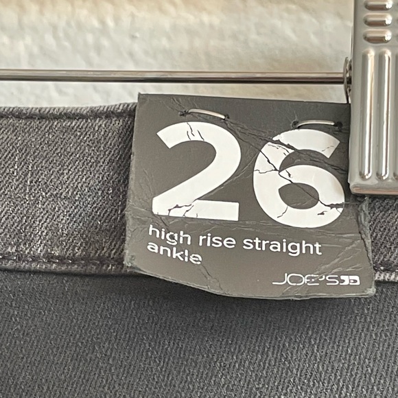 JOE'S Woman SEDNA High Rise Straight Ankle Coated Two Tone Jeans Size: 26 - Picture 5 of 8